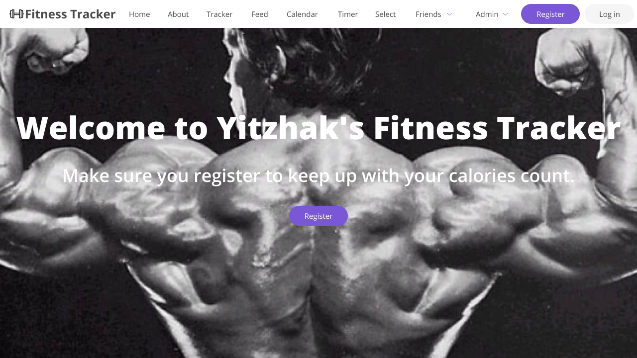 Fitness Tracker project preview